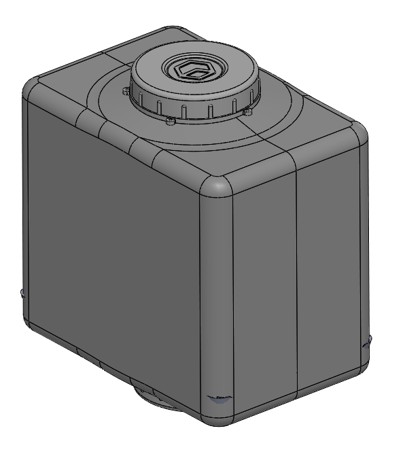 CAD model perspective