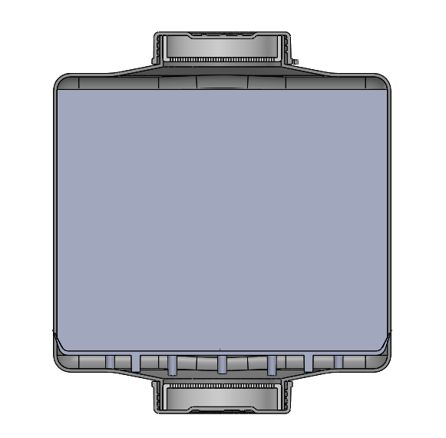 Plan view with flow window