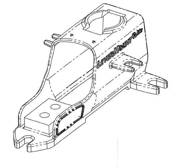 LeverMount Lite sectioned view