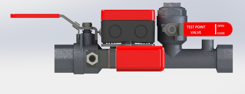Side elevation with callouts